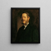 The Poet Anastase Grün alias Anton Alexander Graf von Auersperg - Heinrich von Angeli — framed artwork on a wall