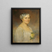 Margarethe Comtesse Lanckorońska - Heinrich von Angeli — framed artwork on a wall