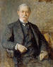 Self-portrait painting - Heinrich von Angeli — artwork view