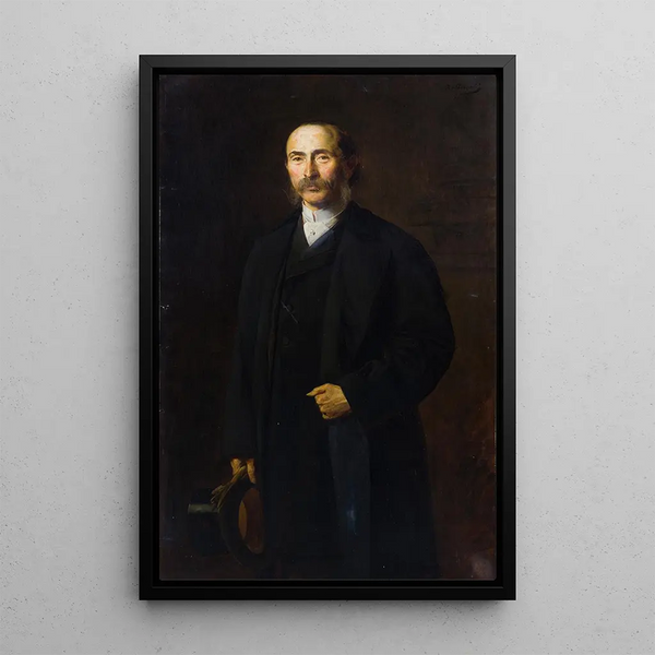 Sigmund Trebitsch - Heinrich von Angeli — framed artwork on a wall