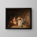 Meal interrupted - Heinrich von Rustige — framed artwork on a wall