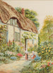 Cottage Garden Painting - Helen Allingham — artwork view
