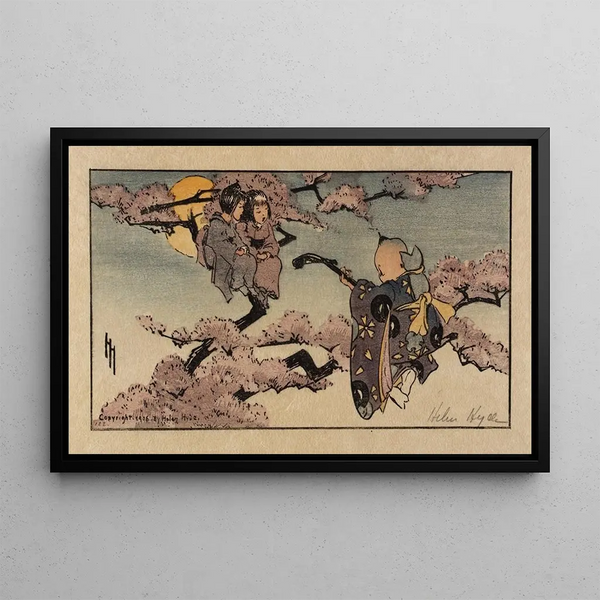 A round - Helen Hyde — framed artwork on a wall