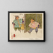 Hide and Seek - Helen Hyde — framed artwork on a wall