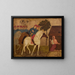 Encounter with Warriors - Helena Schrammowa — framed artwork on a wall