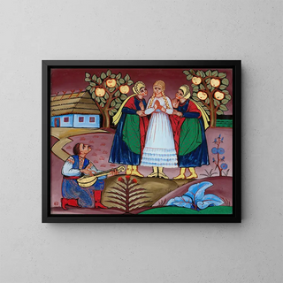 Serenade - Helena Schrammowa — framed artwork on a wall