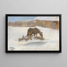 Cour de ferme avec cheval - Helene Büttner — framed artwork on a wall