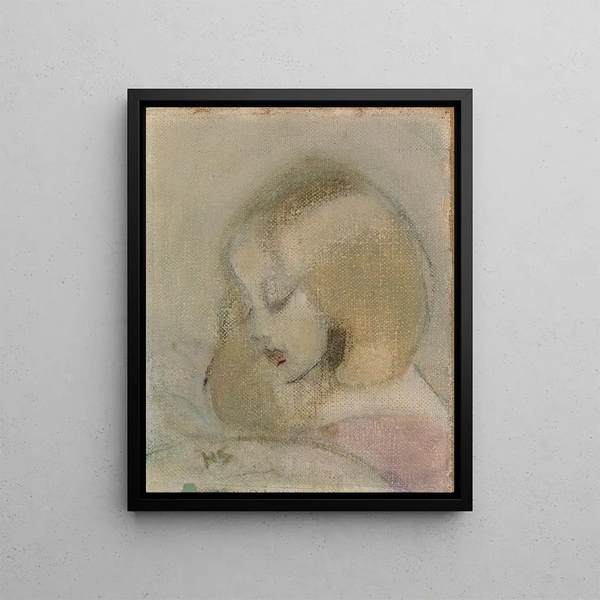 Reading of the Annuli - Helene Schjerfbeck — framed artwork on a wall
