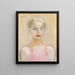 Girl of the Circus - Helene Schjerfbeck — framed artwork on a wall