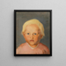 Boy with Blonde Hair - Helene Schjerfbeck — framed artwork on a wall