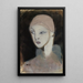 Girl of the Islands - Helene Schjerfbeck — framed artwork on a wall