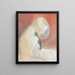 Girl with Blonde Hair - Helene Schjerfbeck — framed artwork on a wall