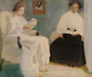 Girls Reading - Helene Schjerfbeck — artwork view