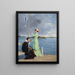 On the jetty - Helene Schjerfbeck — framed artwork on a wall