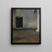 The door - Helene Schjerfbeck — framed artwork on a wall