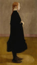 L'écolière II Girl in Black - Helene Schjerfbeck — artwork view