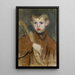 The woodcutter I - Helene Schjerfbeck — framed artwork on a wall