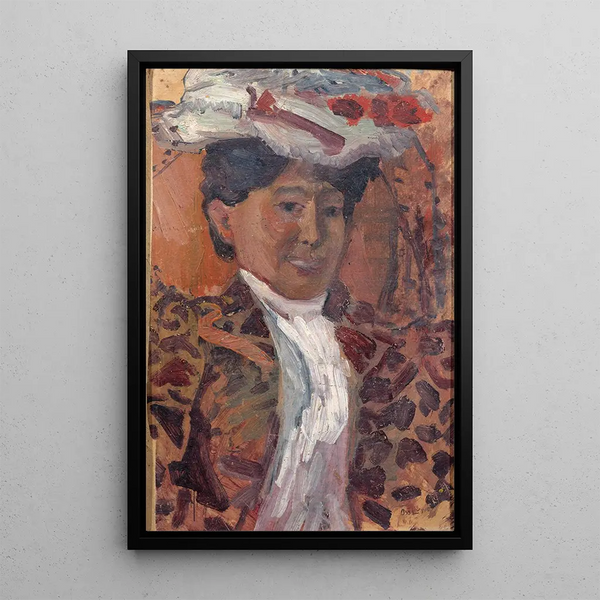 La fille écossaise - Helmer Osslund — framed artwork on a wall