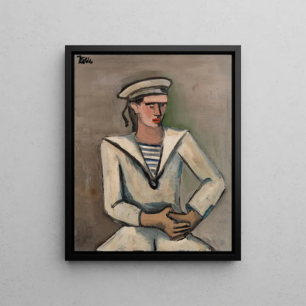 Marine Painting - Helmut Kolle — framed artwork on a wall