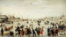Winter scene on an icy canal - Hendrick Avercamp — artwork view
