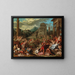 The Massacre of the Innocents - Hendrick Cantelbeek — framed artwork on a wall