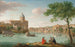 L'Église de San Giovanni dei Fiorentini sur le Tibre à Rome - Hendrick Frans van Lint — artwork view