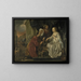 Rebecca receiving gifts from Abraham's servant - Hendrick Heerschop — framed artwork on a wall