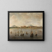 View of Batavia - Hendrick Jacobsz Dubbels — framed artwork on a wall