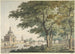 La Porte de Muider à Amsterdam vue depuis la Plantage - Hendrick Keun — artwork view