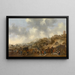 Les dunes à Scheveningen - Hendrick de Meijer — framed artwork on a wall