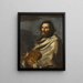 The Prophet Elijah - Hendrick de Somer — framed artwork on a wall