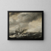 Boats at Sea - Hendrick van Anthonissen — framed artwork on a wall