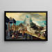 The Tower of Babel - Hendrick van Cleve III — framed artwork on a wall