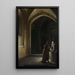 Esther and Mordecai - Hendrick van Steenwijck the Younger — framed artwork on a wall