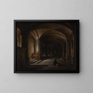 La Libération de saint Pierre - Hendrick van Steenwijck le Jeune — framed artwork on a wall