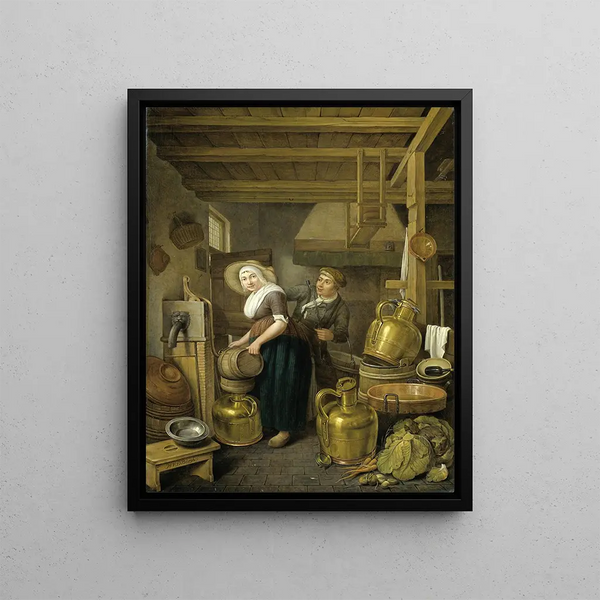 After the Slaughter - Hendrick van der Burgh — framed artwork on a wall