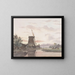 Moulin à scie - Hendrik Abraham Klinkhamer — framed artwork on a wall