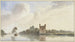 Ruins of the House on the Merwede near Dordrecht on the Meuse - Hendrik Abraham Klinkhamer — artwork view