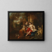 Bethsabée au bain - Hendrik Carr — framed artwork on a wall