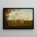 View of Cowdray Park from the northwest - Hendrik Frans de Cort — framed artwork on a wall