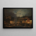Kermesse sur la Botermarkt le soir - Hendrik Gerrit ten Cate — framed artwork on a wall