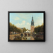 La Torensluis and the Jan Roodenpoort Tower in Amsterdam - Hendrik Gerrit ten Cate — framed artwork on a wall