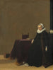 Portrait of a woman with a dog - Hendrik Gerritsz. Pot — artwork view