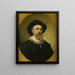 Self-portrait Painting - Hendrik Hollander — framed artwork on a wall