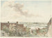 View of Nijmegen with a boat on the river - Hendrik Hoogers — artwork view