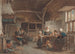 Interior rural scene, family in the kitchen - Hendrik Jacobus Scholten — artwork view