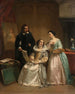 Gérard van Honthorst showing the sketches of his pupil Louise of Bohemia to Amalia van Solms - Hendrik Jacobus Scholten — artwork view