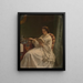 Morning Reading - Hendrik Jacobus Scholten — framed artwork on a wall