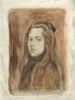 Portrait of a Girl with Long Hair - Hendrik Johannes Haverman — artwork view