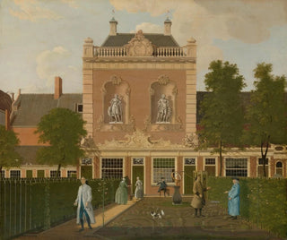 The Garden and the Shed of 524 Keizersgracht in Amsterdam - Hendrik Keun — artwork view